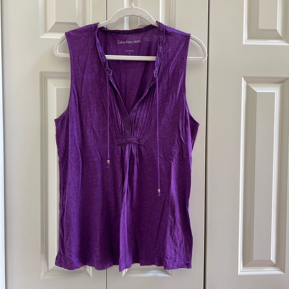 Calvin Klein Purple Tank Top